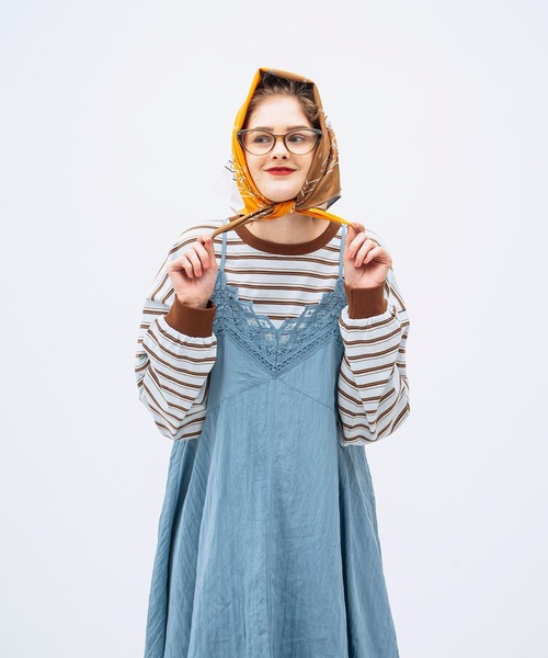 niko and...（ニコアンド）の「オリジナルアソートコットンバンダナ（ストール/ショール・レディース・ネイビー/その他2/その他1/イエロー/レッド/ホワイト・0）」の9枚目の写真