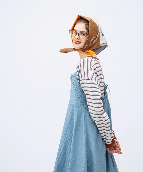 niko and...（ニコアンド）の「オリジナルアソートコットンバンダナ（ストール/ショール・レディース・ネイビー/その他2/その他1/イエロー/レッド/ホワイト・0）」の10枚目の写真