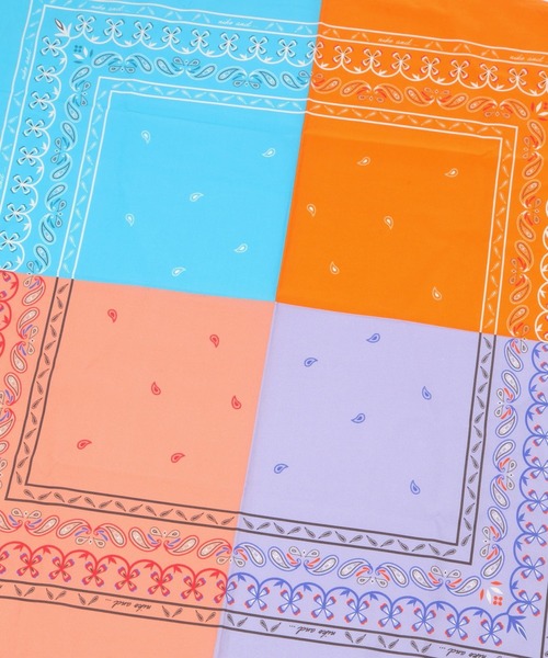 niko and...（ニコアンド）の「オリジナルアソートコットンバンダナ（ストール/ショール・レディース・ネイビー/その他2/その他1/イエロー/レッド/ホワイト・0）」の21枚目の写真