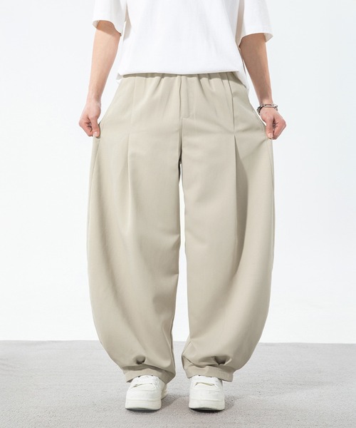 CORPUS TOKYO(コーパス トーキョー)の「バルーンワイドイージーパンツ(その他パンツ・メンズ・アイボリー/ブラック・4/3/2/1)」の12枚目の写真