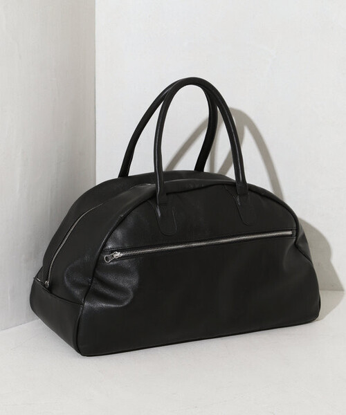 Firsthand(ファーストハンド)の「Firsthand/ファーストハンド Big Leather Boston bag / レザーボストンバッグ / 牛革 / 撥水レザー / A4収納可能(ボストンバッグ・メンズ・ブラック・ONE SIZE)」の12枚目の写真