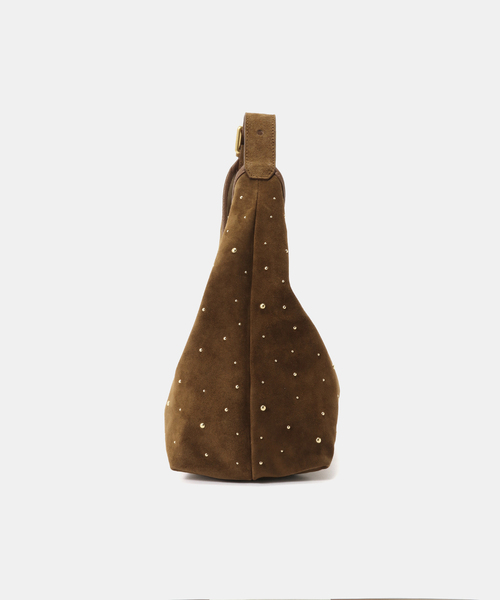 CHRISTIAN VILLA（クリスチャンヴィラ）の「CHRISTIAN VILLA /クリスチャンヴィラ STUDS TRIANGLE BAG（ショルダーバッグ・レディース・キャメル・FREE）」の5枚目の写真
