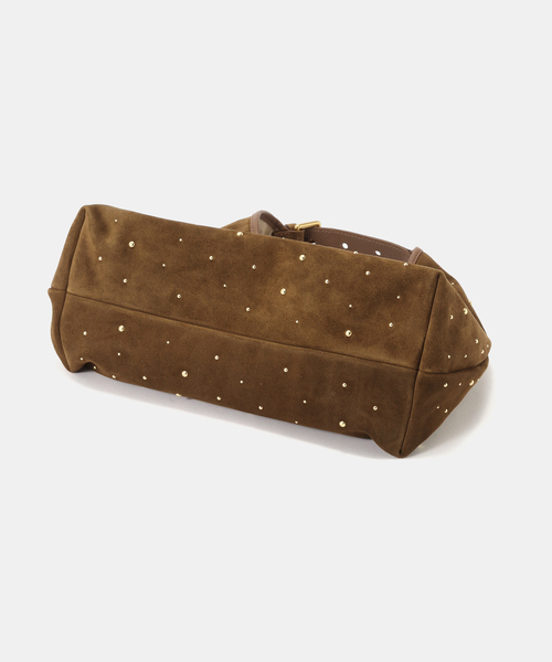 CHRISTIAN VILLA（クリスチャンヴィラ）の「CHRISTIAN VILLA /クリスチャンヴィラ STUDS TRIANGLE BAG（ショルダーバッグ・レディース・キャメル・FREE）」の7枚目の写真