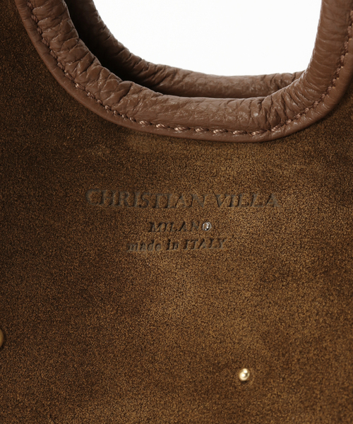 CHRISTIAN VILLA（クリスチャンヴィラ）の「CHRISTIAN VILLA /クリスチャンヴィラ STUDS TRIANGLE BAG（ショルダーバッグ・レディース・キャメル・FREE）」の14枚目の写真