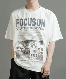 vintage photo print T-shirt/ヴィンテージ フォトプリント ハードウォッシュ Tシャツ