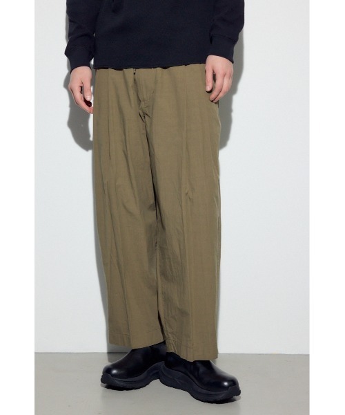 AZUL by moussy(アズールバイマウジー)の「パラシュートパンツ(スラックス・メンズ・ブラック/カーキ/ベージュ・MEDIUM/LARGE)」の3枚目の写真