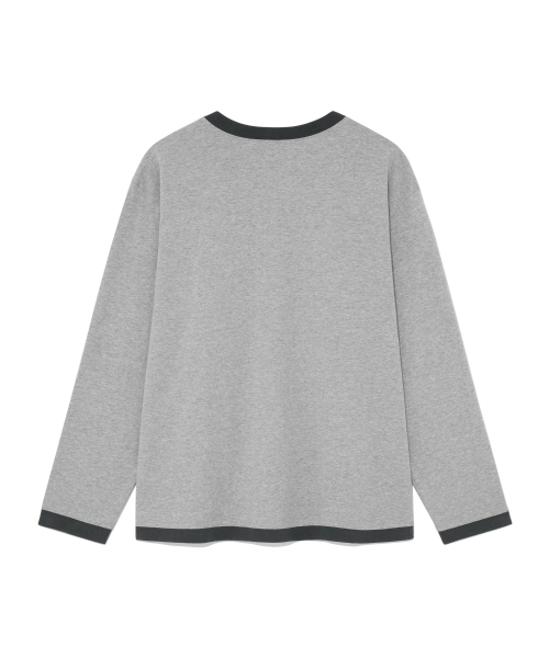 THECOLDESTMOMENT(ザコールデストモーメント)の「TCM msr henley neck long sleeve (grey)(Tシャツ/カットソー・レディース・その他・MEDIUM/LARGE)」の3枚目の写真