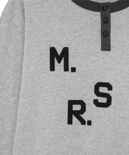 THECOLDESTMOMENT(ザコールデストモーメント)の「TCM msr henley neck long sleeve (grey)(Tシャツ/カットソー・レディース・その他・MEDIUM/LARGE)」の4枚目の写真