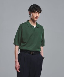 green label relaxing（グリーンレーベルリラクシング）の「BREEZY ペーパー 半袖 ポロシャツ -ハンドウォッシャブル・抗菌・通気性-（ベスト）」