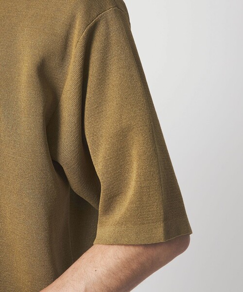 green label relaxing(グリーンレーベルリラクシング)の「BREEZY ペーパー 半袖 ポロシャツ -ハンドウォッシャブル・抗菌・通気性-(ベスト・メンズ・ダークグリーン/ネイビー/マスタード・XL/L/M/S)」の17枚目の写真