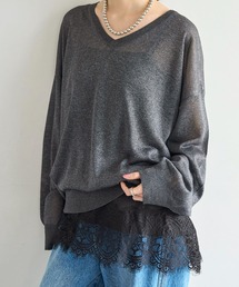 meilmada | レースサテンキャミソール(キャミソール)