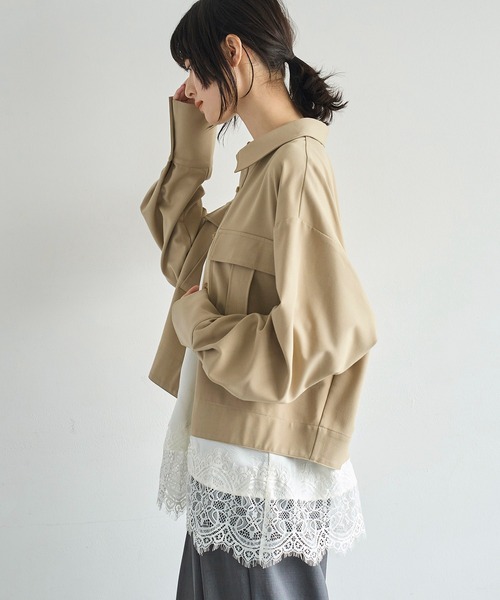 meilmada（メイルマダ）の「レースサテンキャミソール（キャミソール・レディース・ブラック/アイボリー・FREE）」の7枚目の写真