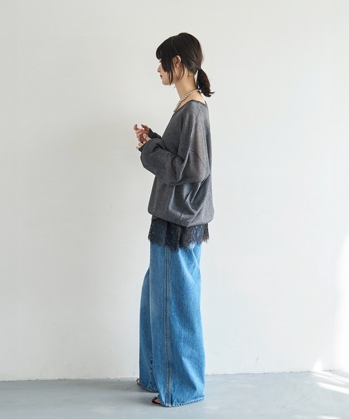 meilmada（メイルマダ）の「レースサテンキャミソール（キャミソール・レディース・ブラック/アイボリー・FREE）」の15枚目の写真