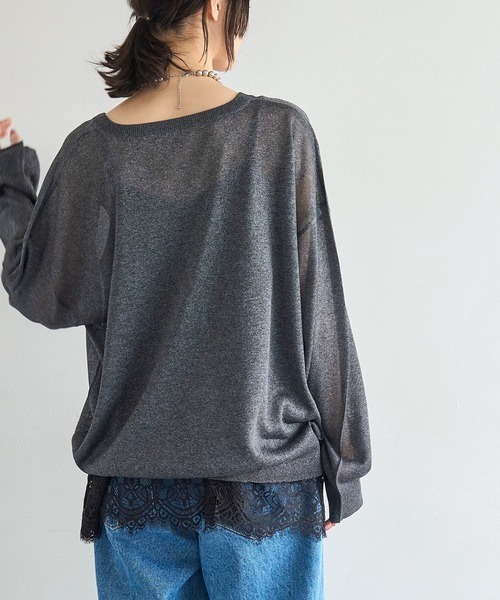 meilmada（メイルマダ）の「レースサテンキャミソール（キャミソール・レディース・ブラック/アイボリー・FREE）」の16枚目の写真