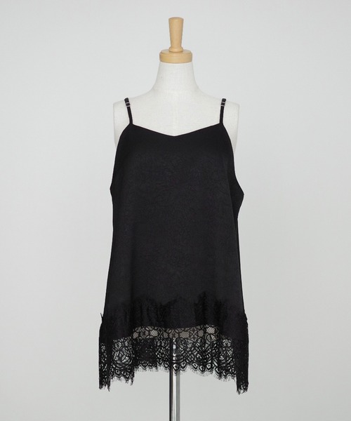 meilmada（メイルマダ）の「レースサテンキャミソール（キャミソール・レディース・ブラック/アイボリー・FREE）」の22枚目の写真