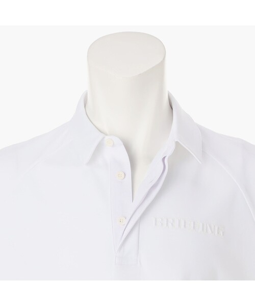 BRIEFING(ブリーフィング)の「【BRIEFING GOLF/ブリーフィングゴルフ】MEN’S STITCHED 3D LOGO SHIRT (リラックスフィット)(ゴルフグッズ・メンズ・グレー/ネイビー/ホワイト/ブラック・L/M/S)」の7枚目の写真
