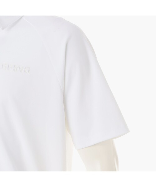 BRIEFING(ブリーフィング)の「【BRIEFING GOLF/ブリーフィングゴルフ】MEN’S STITCHED 3D LOGO SHIRT (リラックスフィット)(ゴルフグッズ・メンズ・グレー/ネイビー/ホワイト/ブラック・L/M/S)」の9枚目の写真