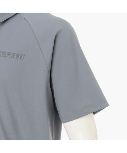 BRIEFING(ブリーフィング)の「【BRIEFING GOLF/ブリーフィングゴルフ】MEN’S STITCHED 3D LOGO SHIRT (リラックスフィット)(Tシャツ/カットソー・メンズ・グレー/ネイビー/ホワイト/ブラック・L/M/S)」の5枚目の写真