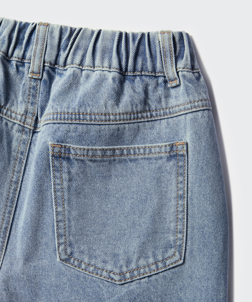 MUSINSA STANDARD KIDS（ムシンサスタンダードキッズ）の「ワンタックワイドデニムショーツ [ライトインディゴ]（その他パンツ・レディース・その他・110/120/130/140/150/160/100）」の8枚目の写真