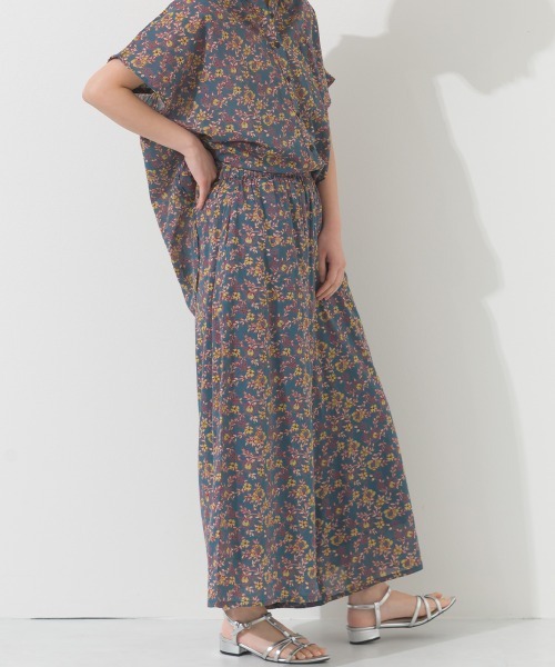 OMNES（オムネス）の「コットンボイルギャザーワイドパンツ（その他パンツ・レディース・レッド/イエロー/ブルー系その他/オリーブ/ブラック/ブルー・FREE）」の13枚目の写真