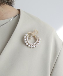 abaskdesign（アバスクデザイン）の「選べるパールモチーフブローチ（ブローチ/コサージュ）」