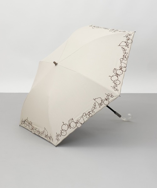 は*な様 新品52983ジルスチュアート＊オフホワイトフリル晴雨兼用