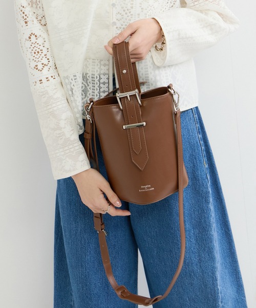 【George Cinq(ジョルジュサンク)】BELED BACKET BAG（S）/WEB限定
