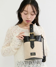 【George Cinq(ジョルジュサンク)】BELED BACKET BAG(S)/WEB限定