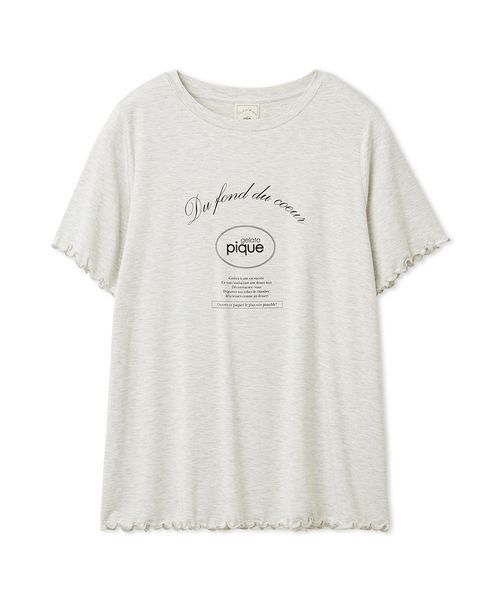 ジェラートピケ レーヨンロゴメロー Tシャツ ロングパンツ レーヨンロゴメローTシャツ（ルームウェア/パジャマ）｜gelato pique