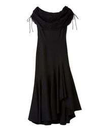 SNIDEL | ドレープケープマーメイドドレス(ドレス)