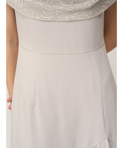 SNIDEL（スナイデル）の「ドレープケープマーメイドドレス（ドレス・レディース・イエロー/グレー/ブラック・1/0）」の11枚目の写真