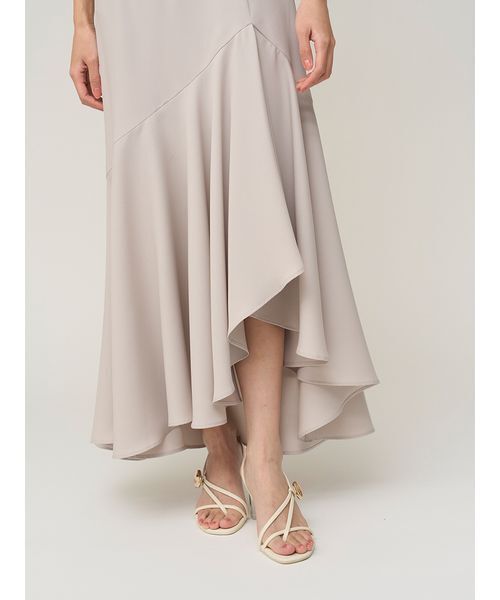 SNIDEL（スナイデル）の「ドレープケープマーメイドドレス（ドレス・レディース・イエロー/グレー/ブラック・1/0）」の12枚目の写真