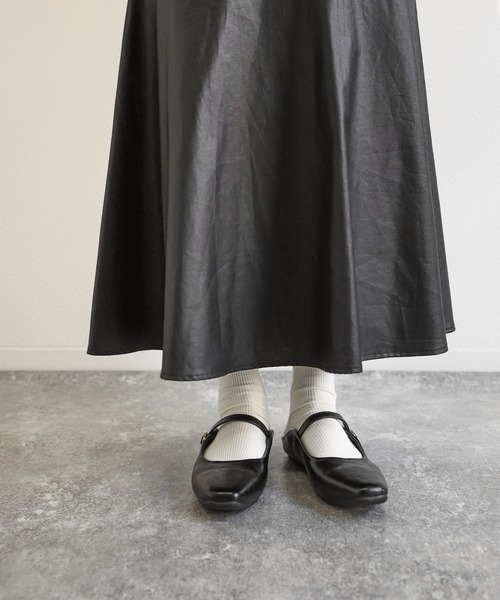 SOROTTO(ソロット)の「超軽量!バックレス ストラップミュールパンプス/ローヒール(パンプス・レディース・ブラウン/ブラック・39/38/37/36/35)」の18枚目の写真