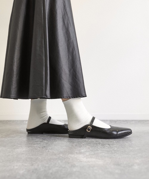 SOROTTO(ソロット)の「超軽量!バックレス ストラップミュールパンプス/ローヒール(パンプス・レディース・ブラウン/ブラック・39/38/37/36/35)」の19枚目の写真