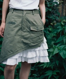 KOWGA（コウガ）の「ZEBRA FRILL MILITARY SKIRT（スカート）」