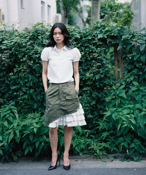 スカート KOWGA 2WAY DETACHABLE SKIRT ZEBRA FRILL MILITARY SKIRT（スカート）｜KOWGA（コウガ）の
