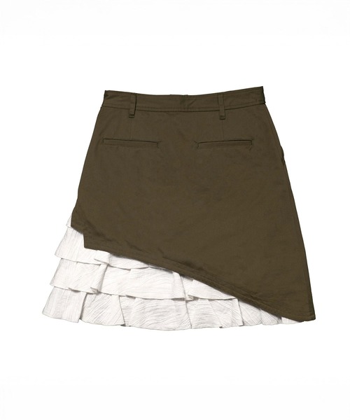 ZEBRA FRILL MILITARY SKIRT（スカート）｜KOWGA（コウガ）の