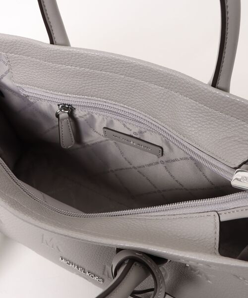 MICHAEL KORS(マイケルコース)の「MIRELLA MD EW TZ SATCHEL Satchel(ハンドバッグ・レディース・グレー系・FREE)」の4枚目の写真