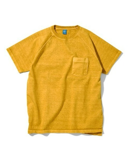 Good On（グッドオン）の「【GOOD ON】SS HVY RAGLAN POCKET TEE（Tシャツ/カットソー・メンズ・ホワイト/ミント/イエロー/ネイビー/ブラック・MEDIUM/X-LARGE/LARGE）」の5枚目の写真