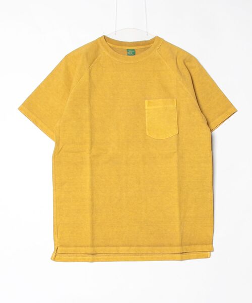 Good On（グッドオン）の「【GOOD ON】SS HVY RAGLAN POCKET TEE（Tシャツ/カットソー・メンズ・ホワイト/ミント/イエロー/ネイビー/ブラック・MEDIUM/X-LARGE/LARGE）」の10枚目の写真