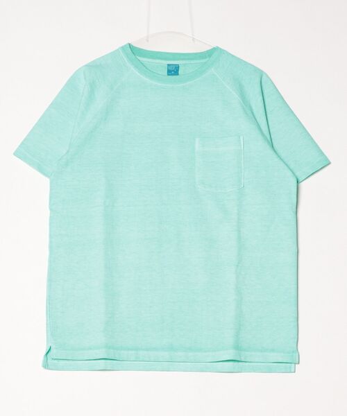 Good On（グッドオン）の「【GOOD ON】SS HVY RAGLAN POCKET TEE（Tシャツ/カットソー・メンズ・ホワイト/ミント/イエロー/ネイビー/ブラック・MEDIUM/X-LARGE/LARGE）」の8枚目の写真