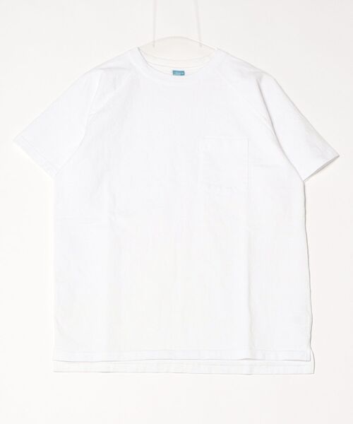 Good On（グッドオン）の「【GOOD ON】SS HVY RAGLAN POCKET TEE（Tシャツ/カットソー・メンズ・ホワイト/ミント/イエロー/ネイビー/ブラック・MEDIUM/X-LARGE/LARGE）」の6枚目の写真