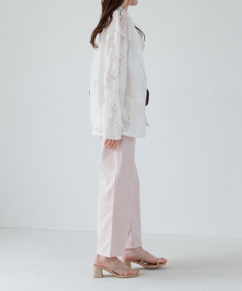 flower(フラワー)の「フラワーリングジャケット(テーラードジャケット・レディース・ブラック/アイボリー・FREE)」の13枚目の写真