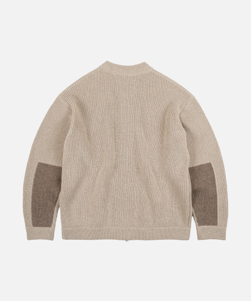 FRIZMWORKS(フリズムワークス)の「ULTRA HEAVYWEIGHT ZIP UP CARDIGAN _ OATMEAL(カーディガン/ボレロ・メンズ・その他・SMALL/MEDIUM/LARGE/X-LARGE)」の2枚目の写真