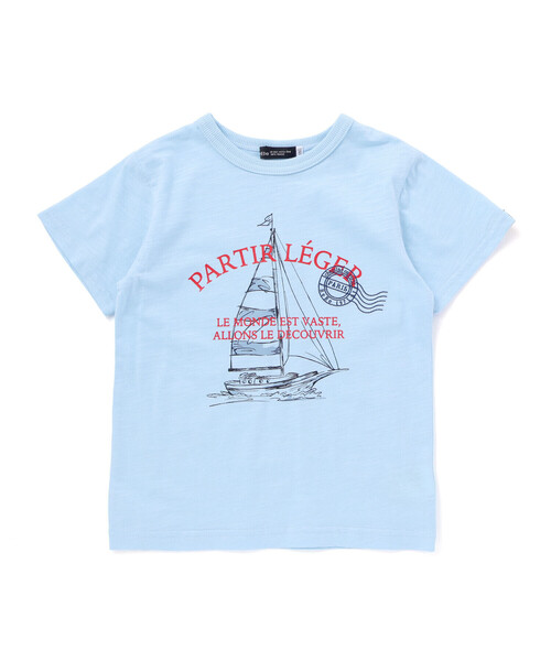 BeBe(ベベ)の「スラブ天竺乗り物スケッチ半袖Tシャツ(Tシャツ/カットソー・キッズ・ブルー/イエロー/ブラック・120cm/140cm/130cm/110cm)」の7枚目の写真