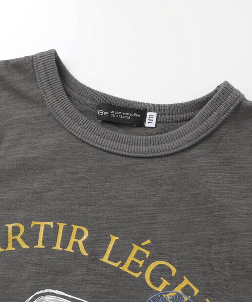 BeBe(ベベ)の「スラブ天竺乗り物スケッチ半袖Tシャツ(Tシャツ/カットソー・キッズ・ブルー/イエロー/ブラック・120cm/140cm/130cm/110cm)」の13枚目の写真