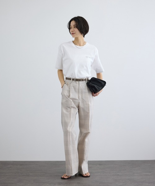 SALON adam et rope'（サロン アダム エ ロペ）の「エンザイムコットンスラックス / FABRICA（スラックス・レディース・ベージュ・M/S）」の17枚目の写真