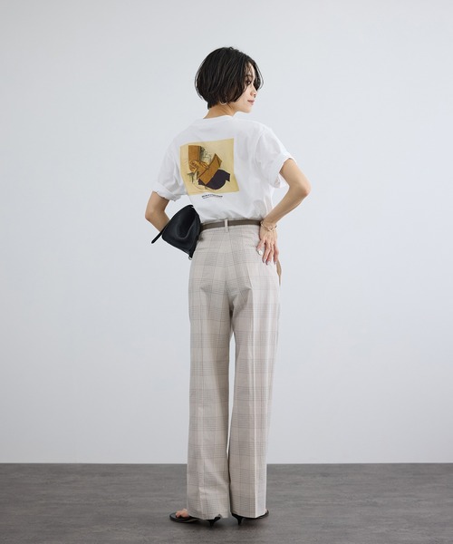 SALON adam et rope'（サロン アダム エ ロペ）の「エンザイムコットンスラックス / FABRICA（スラックス・レディース・ベージュ・M/S）」の19枚目の写真