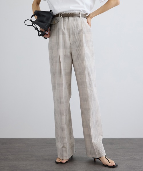 SALON adam et rope'（サロン アダム エ ロペ）の「エンザイムコットンスラックス / FABRICA（スラックス・レディース・ベージュ・M/S）」の20枚目の写真