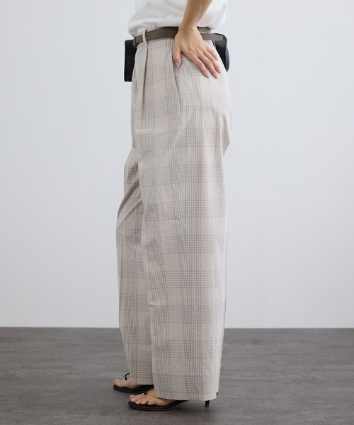 SALON adam et rope'（サロン アダム エ ロペ）の「エンザイムコットンスラックス / FABRICA（スラックス・レディース・ベージュ・M/S）」の21枚目の写真